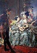 Louis Rolland Trinquesse The Courtship china oil painting artist
